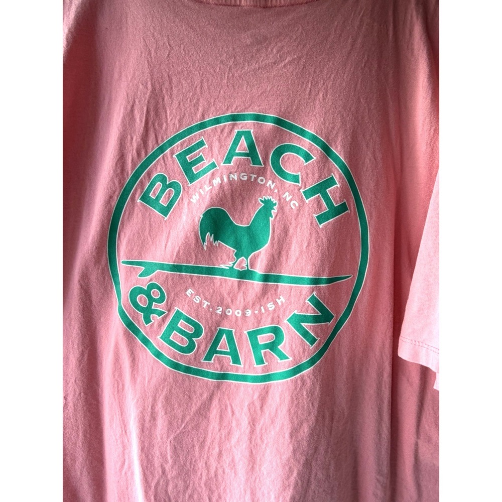 Pink Beach & Barn Wilmington NC Casual T-shirt 2XL XXL